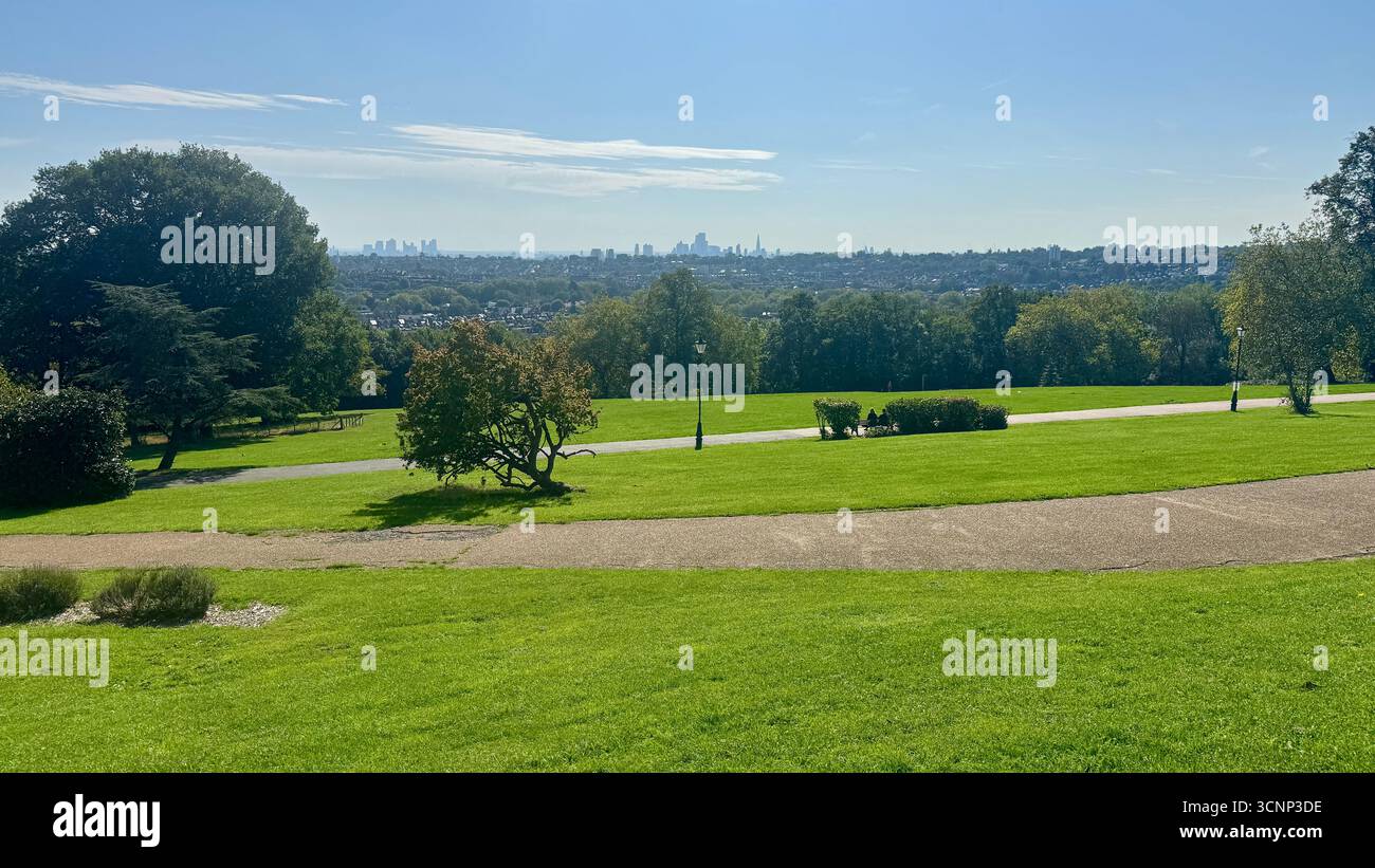 London`s sky line and the skyscrapers - Smartphone Captured Stock Image